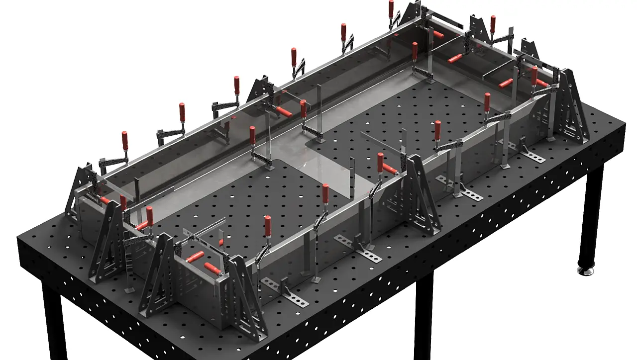 Platform Pengelasan Panel - Solusi Manufaktur DESCAPRO Platform Pengelasan Panel
